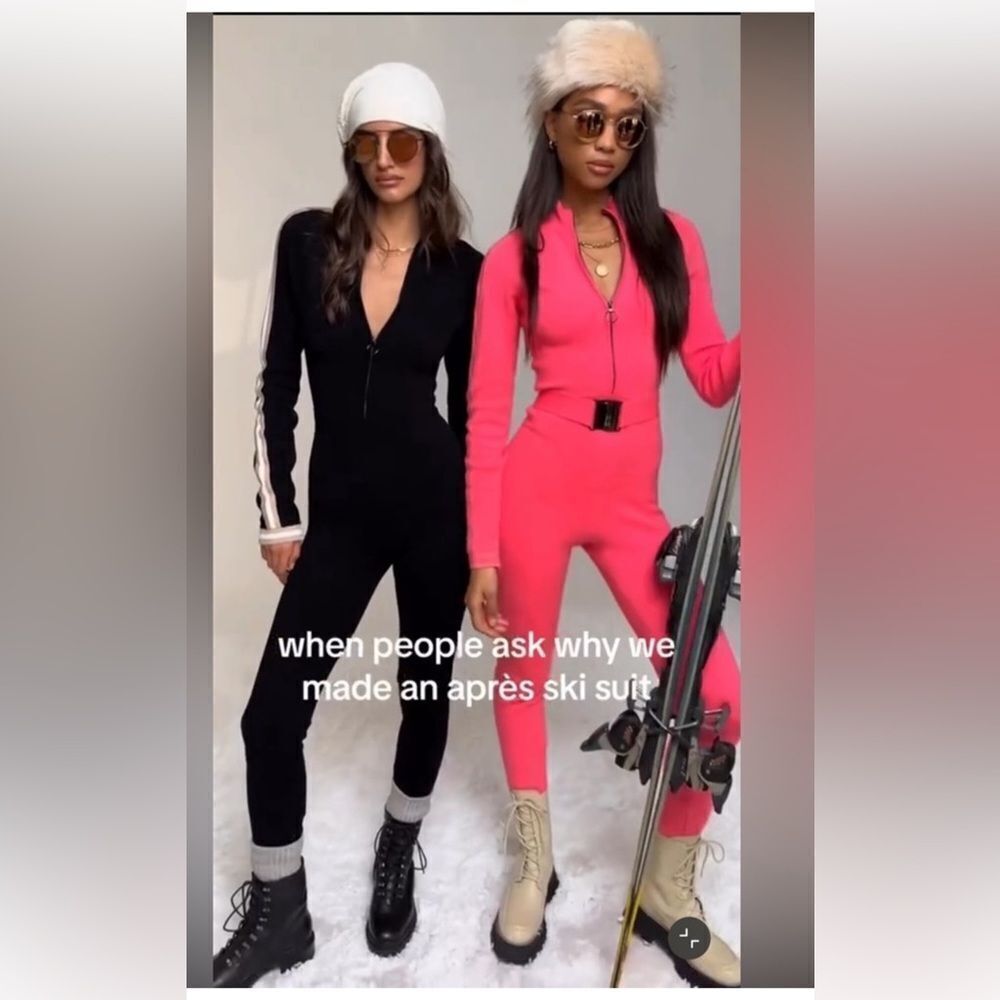 $545 Ramy Brook Pink Bode Ski Suit Size XL NWT